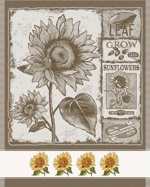 Asciugapiatti Sunflower - marrone